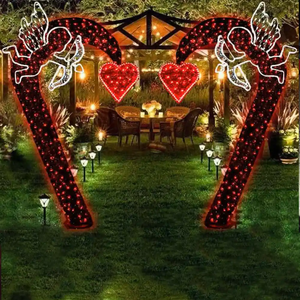 Sevgililer Günü Işık Süsleme