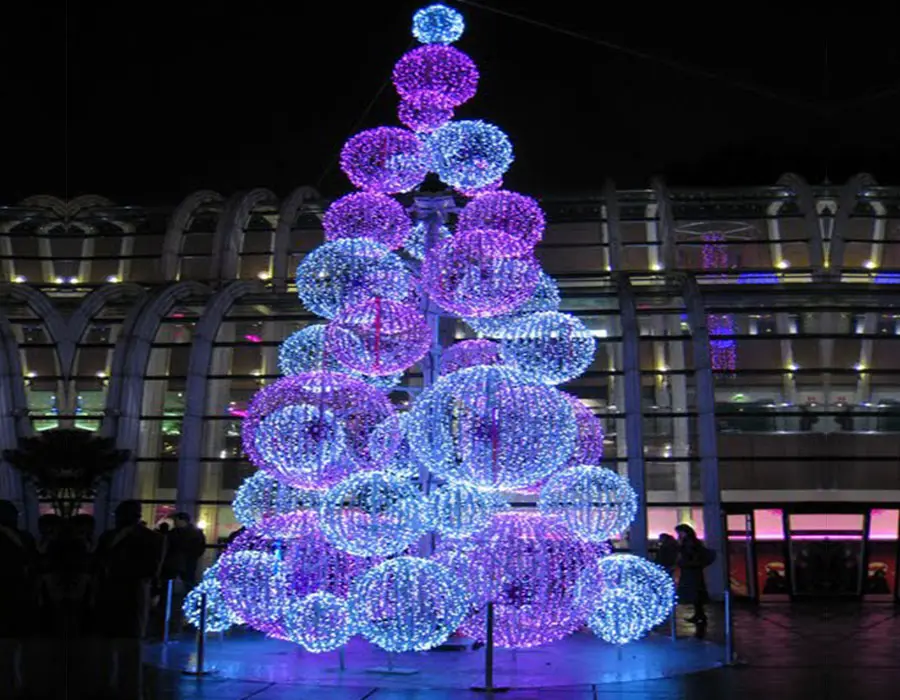 Işıklı Yılbaşı Çam Ağacı