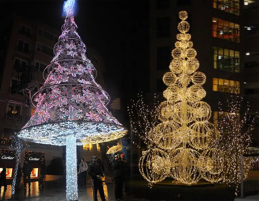 LED Işıklı Yılbaşı Çam Ağacı