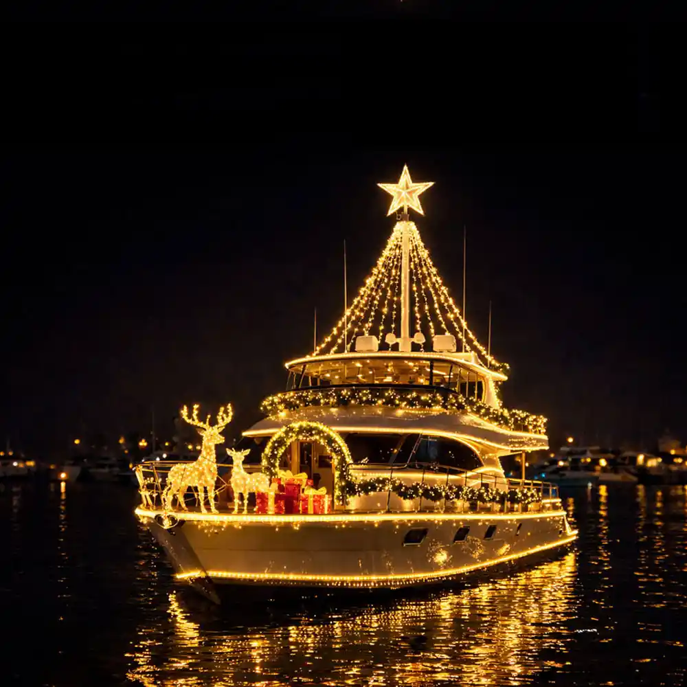 Tekne ışık süsleme